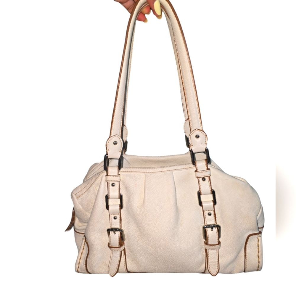 Vera Pelle Leather Shoulder Bag